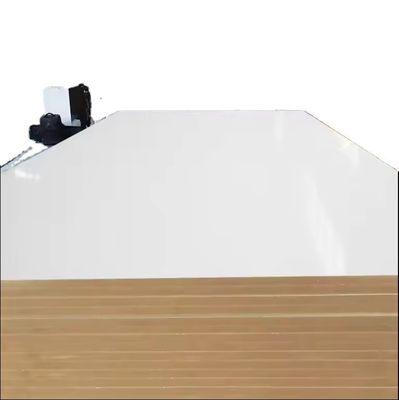 Normas de emissão de formaldeído E1 Placas de madeira MDF laminadas de melamina branca