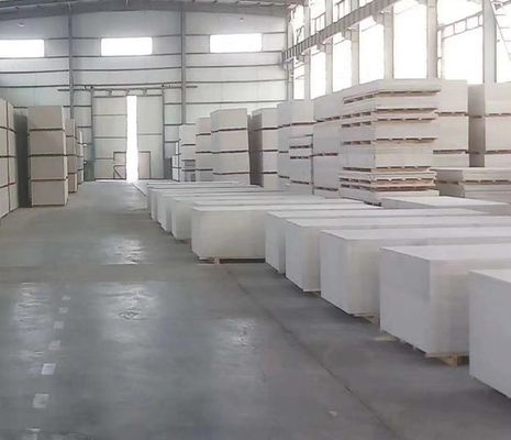 Vila de papel de silicato de cálcio à prova de fogo isolado com material de borracha e areia de quartzo