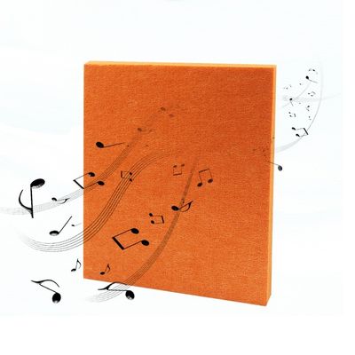 Painel de absorção de som de fibra de poliéster de 12 mm Painel acústico de hotel Estilo de design moderno