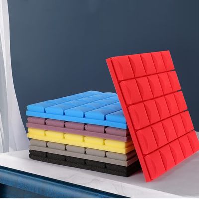 Outros painéis de som de espuma acústica de forma normal com fita autoadhesiva 5 cogumelos 50*50*5cm esponja de isolamento acústico