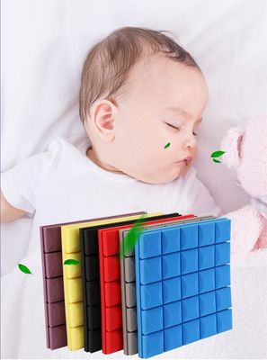 Outros painéis de som de espuma acústica de forma normal com fita autoadhesiva 5 cogumelos 50*50*5cm esponja de isolamento acústico