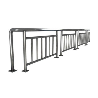 Balustrada metálica exterior para parede de apartamento montada em exterior
