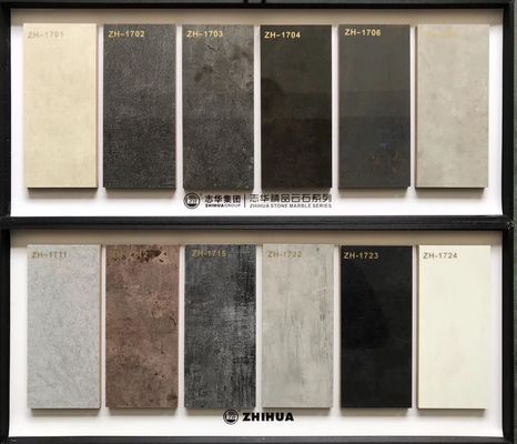 Estilo de design moderno Resistência à oxidação forte Alta dureza Placa de pele fosca para interiores