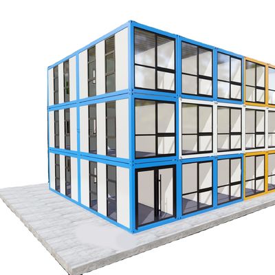 Container de embalagem plana Sala de placas de aço para instalação rápida em habitações pré-fabricadas