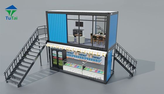 Container de embalagem plana Sala de placas de aço para instalação rápida em habitações pré-fabricadas