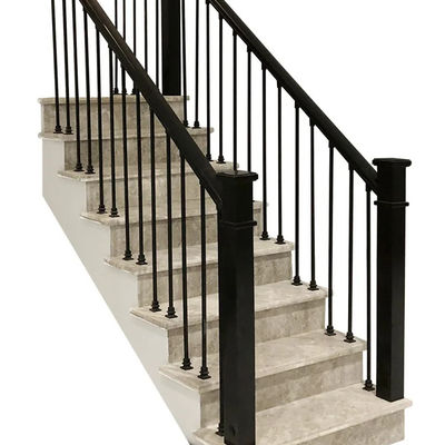 Balustrade de arame de trilha flutuante de design moderno para parede montada em aço