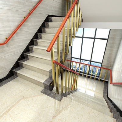 Balustrade de arame de trilha flutuante de design moderno para parede montada em aço