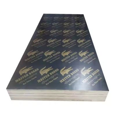12 mm Filme de madeira compensada para construção Placa de veneer Material de superfície Placa de melamina
