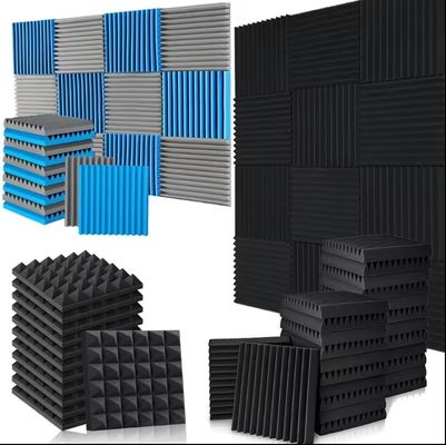 Painéis de espuma acústica de trinco de alta densidade de design moderno para isolamento acústico