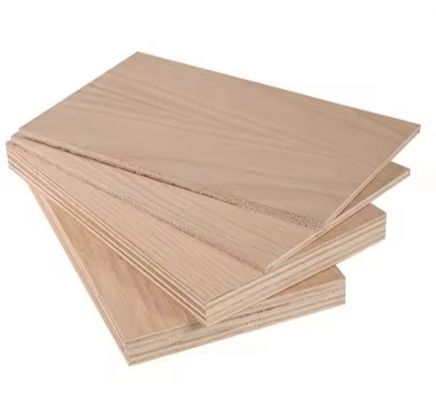 Decoração de hotéis 18mm Melamina contraplacado laminado com acabamento de superfície de placa de folheado