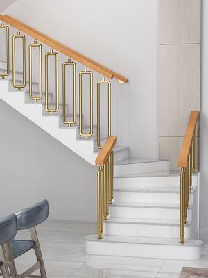 Melhor Balcão de Ferro Forjado Principal Design de Escadaria de Barranco de Vidro para Instalação de Parede de Apartamento