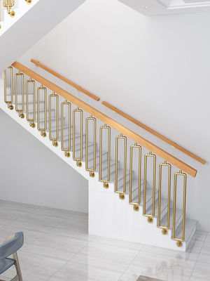 Melhor Balcão de Ferro Forjado Principal Design de Escadaria de Barranco de Vidro para Instalação de Parede de Apartamento