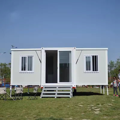 Casa de luxo de aço modular de caixa portátil
