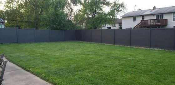 Moderno Design Outdoor Luxury UV-Proof Madeira Plástico Composite Tábua de vedação Para decoração