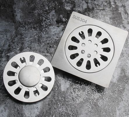 304 de aço inoxidável Banheiro e cozinha esgoto com estilo de design contemporâneo