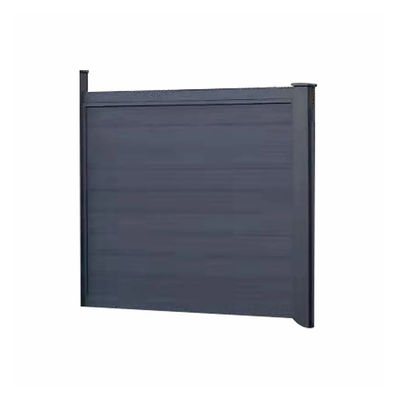 Pavimento montado jardim de design moderno segurança privacidade madeira plástico composite telhado