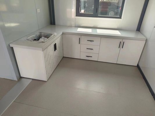Casas dobráveis Container de aço moderno para habitação portátil