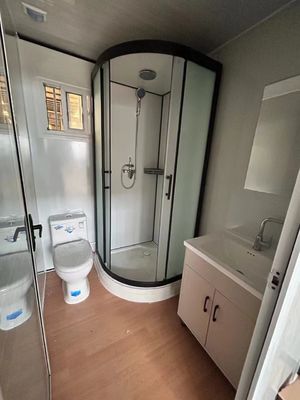 Casas dobráveis Container de aço moderno para habitação portátil