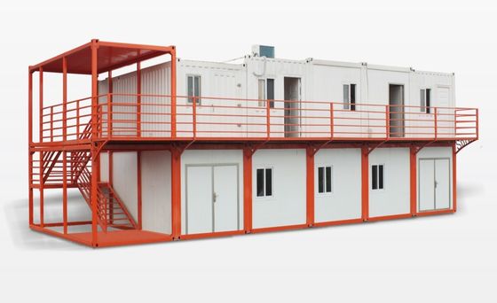 Design de aço estilo contemporâneo quarto pré-fabricado modular casa de contêineres apartamento