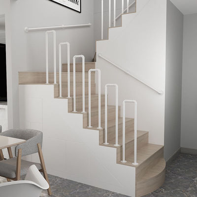 Montado na parede, interior, exterior, cabo de arame elétrico, escada de barricada, balaustrada com design moderno