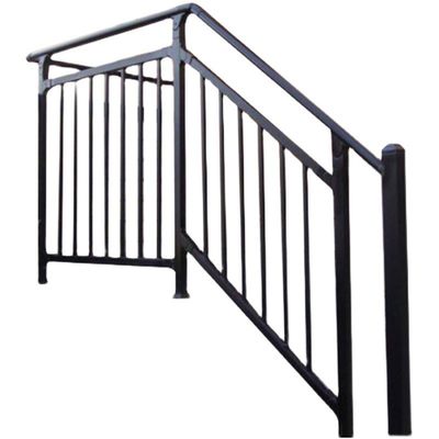 Apartamento de design moderno Balcão Aço inoxidável 304 316 Vermelho preto Escalão de escada
