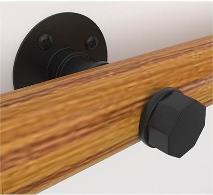Design moderno contra a parede Loft interior Barrancos para idosos Escadas de madeira Manobras