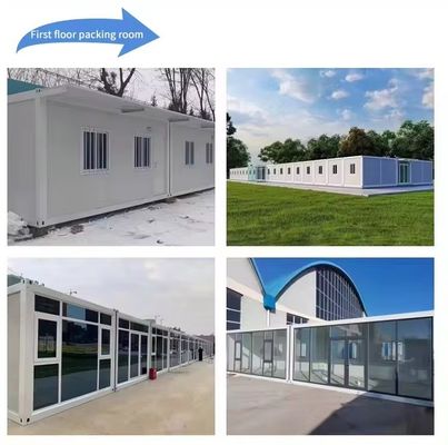 Armazém Multifunção Casa de contêineres personalizada Casa pequena pré-fabricada com e multifunção