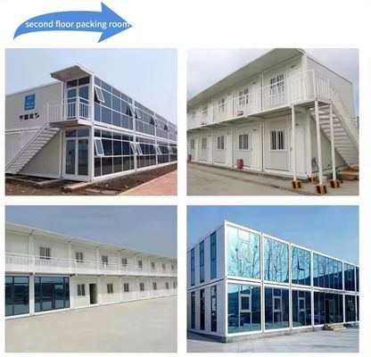 Armazém Multifunção Casa de contêineres personalizada Casa pequena pré-fabricada com e multifunção