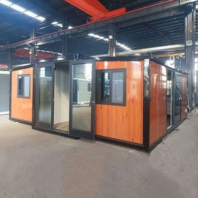 Casa de contêineres dobrável expansível de 40 pés para fornecedores