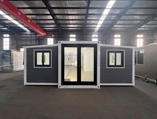 Casa de contêineres dobrável expansível de 40 pés para fornecedores