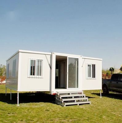 Casa de contêineres dobrável expansível de 40 pés para fornecedores