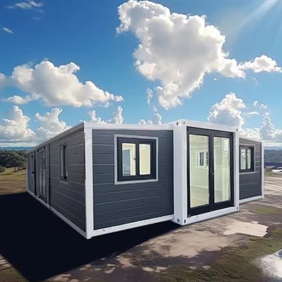 Casa de contêineres dobrável expansível de 40 pés para fornecedores