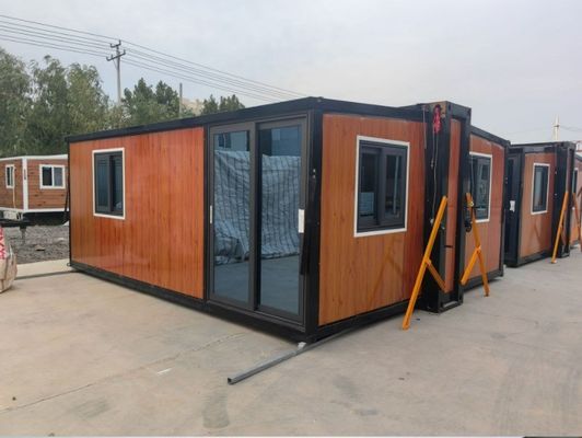 Casa pré-fabricada de 20 pés Container Camping Casa de contêiner expansível com estilo de design chinês