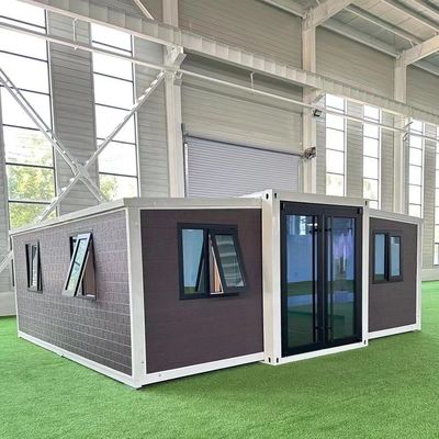 Estrutura de aço luxo 2 dormitórios pré-fabricado casa de contêineres para escritório e dormitório