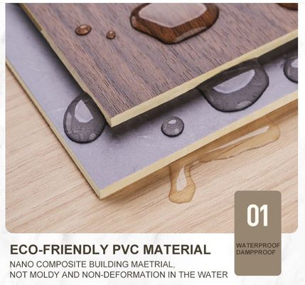 Tabela decorativa WPC com função impermeável e à prova de água
