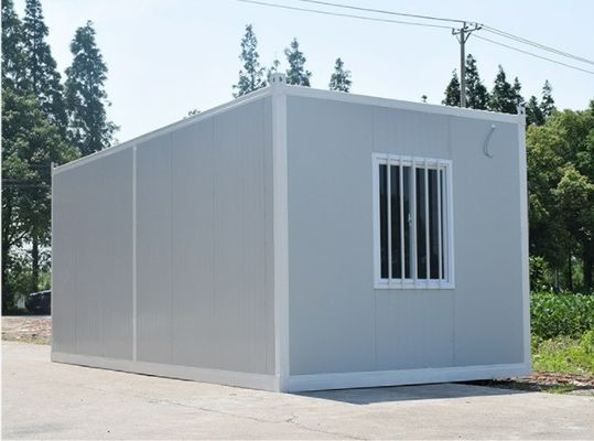 Unidades dobráveis Edifício de escritórios portáteis com casas de contêineres de embalagem plana dobráveis rapidamente