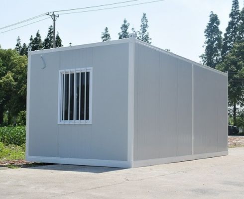 Unidades dobráveis Edifício de escritórios portáteis com casas de contêineres de embalagem plana dobráveis rapidamente