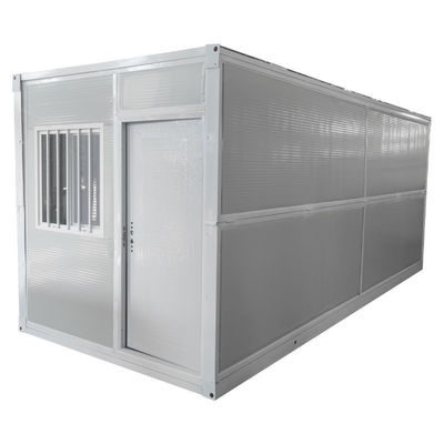 Container de embalagem plana dobrável portátil para edifícios de escritórios a um custo acessível