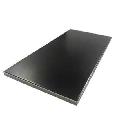 1220X2440MM Placa revestida de alumínio leve para protecção contra incêndio em acabamento escovado