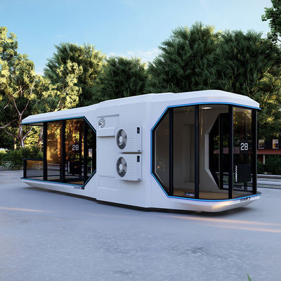 Casas de contêineres para hotéis Casa cápsula espacial Casa de luxo moderna Casa pré-fabricada