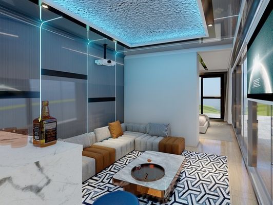 Casas de contêineres para hotéis Casa cápsula espacial Casa de luxo moderna Casa pré-fabricada