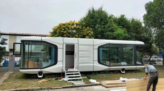 Casas de contêineres Modulares Duráveis Luxo Mini Mini Casa Prefabricada Com Banheiro Cozinha