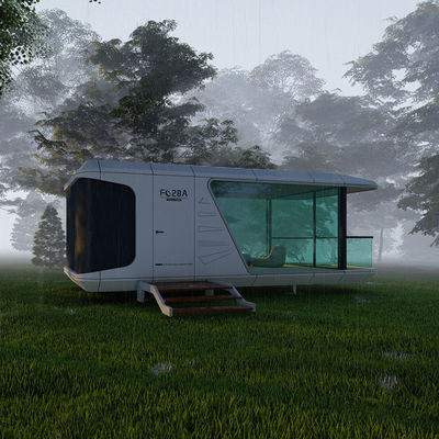 Customize Capsule Style Hotel Moderno Fazenda Prefabricada Casa de Camping dobrável