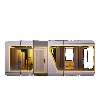 Casa de campo pré-fabricado Hotel de luxo dobrável Capsula moderna Camping House Hotel