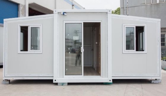 Protecção do ambiente Casa móvel moderna com estrutura de aço leve
