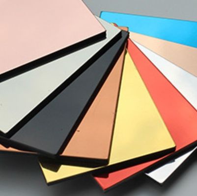 Revestimento de parede de cor de Alucobond à prova de fogo para fachadas de edifícios exteriores e flexíveis