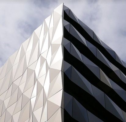 Revestimento de parede de cor de Alucobond à prova de fogo para fachadas de edifícios exteriores e flexíveis
