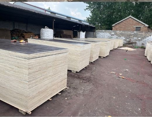 Moderno de pinho Shuttering contraplacado antiderrapante para construção 4x8 9mm 12mm 15mm 18mm 21mm