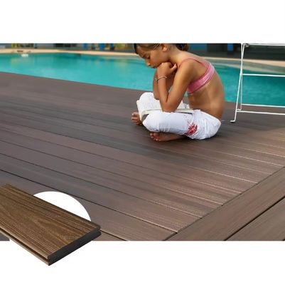 18 mm espessura pera madeira jardim exterior pátio piscina madeira piso de piso composto