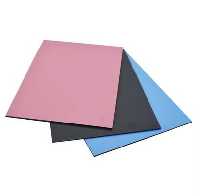 Painel composto de liga de alumínio à prova de fogo 3 mm 4 mm 5 mm Exterior Folha ACP de PE/PVDF usada